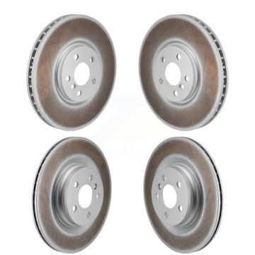 Front Rear Coated Brake Rotors Kit For 2020 Mini Cooper Countryman John Works ALL4 KG-101888