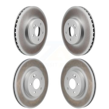 Front Rear Coated Disc Brake Rotors Kit For Mercedes-Benz GLC300 KG-101891
