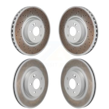Front Rear Coated Disc Brake Rotor Kit For Mercedes-Benz GLC300 C43 AMG GLC43 C450 GLC350e KG-101893