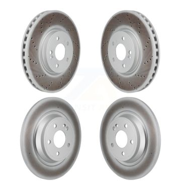 Front Rear Coated Disc Brake Rotors Kit For Mercedes-Benz GLB250 GLA250 EQB 350 300 KG-101895