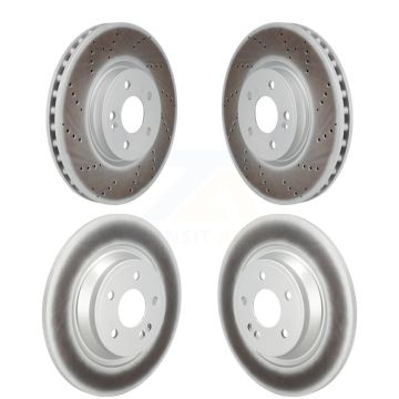 Front Rear Coated Disc Brake Rotors Kit For Mercedes-Benz GLB250 GLA250 EQB 350 300 KG-101897