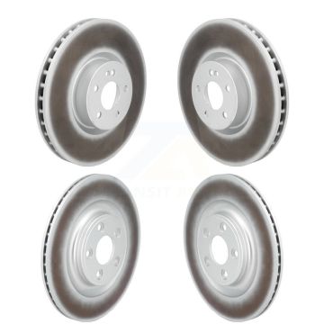 Front Rear Coated Disc Brake Rotors Kit For Mercedes-Benz E450 E400 E53 AMG CLS450 E43 KG-101903