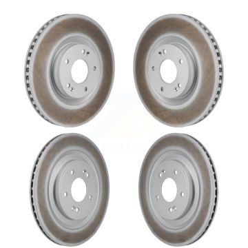 Front Rear Coated Disc Brake Rotors Kit For Hyundai Santa Fe Kia Sorento KG-101913
