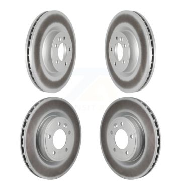 Front Rear Coat Brake Rotors Kit For 2020 Land Rover Range With 363mm Diameter Rotor KG-101930