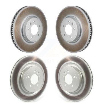 Front Rear Coat Brake Rotor Kit For Land Rover Range Sport With 350mm Diameter KG-101931