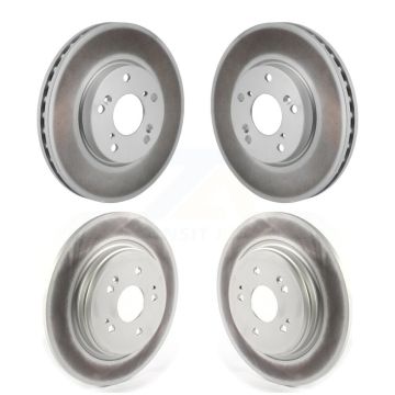 Front Rear Coated Disc Brake Rotors Kit For 2017-2021 Honda Clarity KG-101932