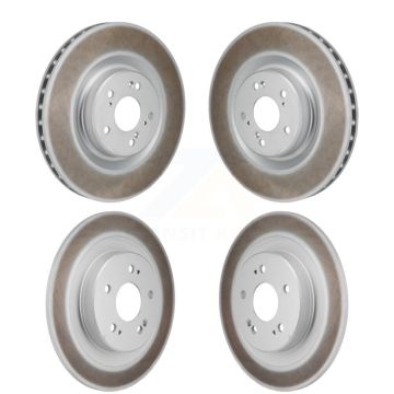 Front Rear Coated Disc Brake Rotors Kit For 2021-2023 Acura TLX 3.0L KG-101949