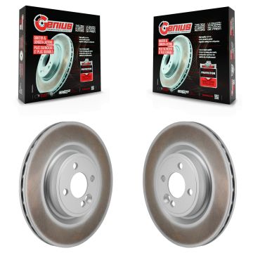 Front Coat Disc Brake Rotor Pair For 2009-2015 Mini Cooper With 316mm Diameter KG-101970