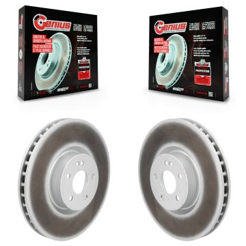 Front Coat Brake Rotor Pair For Mercedes-Benz GLC300 C43 AMG GLC43 E450 E300 E400 E53 E350 KG-101976