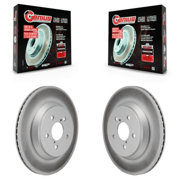 Rear Coat Disc Brake Rotor Pair For 2021-2023 Subaru Crosstrek With Electric Parking KG-102000