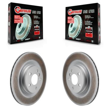 Rear Coat Disc Brake Rotors Pair For Mini Cooper Countryman BMW X2 M235i xDrive Gran Coupe KG-102004