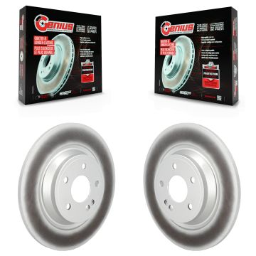 Rear Coated Disc Brake Rotors Pair For Mercedes-Benz GLB250 GLA250 CLA250 EQB 350 300 KG-102009
