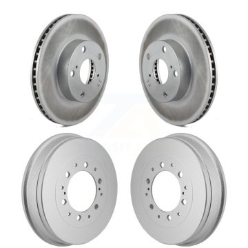 Front Rear Disc Brake Rotors Drums Kit For 2015 Toyota Tacoma 4WD With 5 Lug Wheels KG-102037