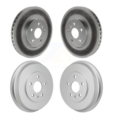 Front Rear Disc Brake Rotors Drums Kit For Chevrolet Trax Sonic KG-102039