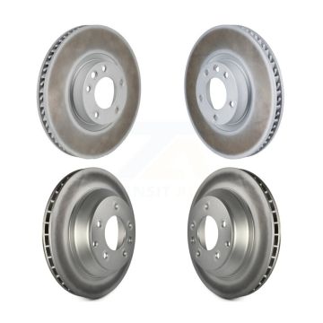 Front Rear Coated Disc Brake Rotor Hub Assembly Kit For Volkswagen Touareg Porsche Cayenne KG-102046