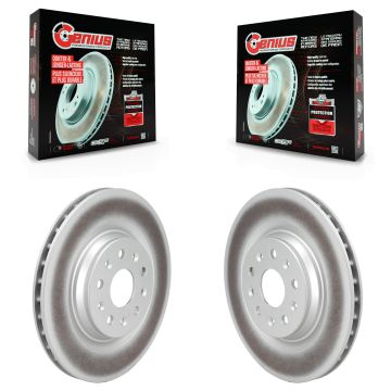 Rear Coat Brake Rotor Pair For 2020-2023 Chevrolet Corvette With 339mm Diameter KG-102055