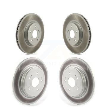 Front Rear Coated Disc Brake Rotors Kit For 2023-2024 Honda HR-V KG-102068