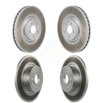 Front Rear Coated Disc Brake Rotors Kit For Land Rover Range Evoque KG-102073