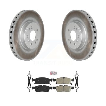 Front Coat Disc Brake Rotors Ceramic Pad Kit For Mercedes-Benz ML350 GLE350 ML250 GLE300d KGA-100018