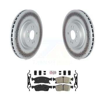Front Coat Brake Rotors Ceramic Pad Kit For Mercedes-Benz ML350 GLE400 GLE350 ML400 ML250 KGA-100021