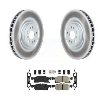 Front Coated Disc Brake Rotor & Ceramic Pad Kit For Mercedes-Benz ML350 GL350 ML400 ML250 KGA-100023