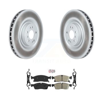 Front Coated Disc Brake Rotor & Ceramic Pad Kit For Mercedes-Benz ML350 GL350 ML400 ML250 KGA-100024