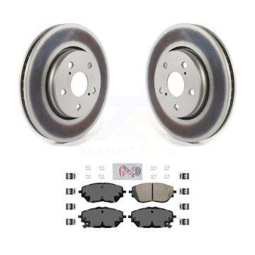 Front Coated Disc Brake Rotors And Ceramic Pads Kit For Toyota C-HR KGA-100070