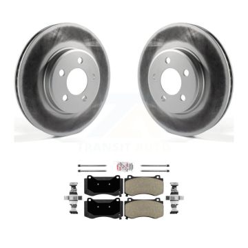 Front Coat Brake Rotor Semi-Metallic Pad Kit For 2019 Dodge Charger GT With Brembo Brakes KGA-100102