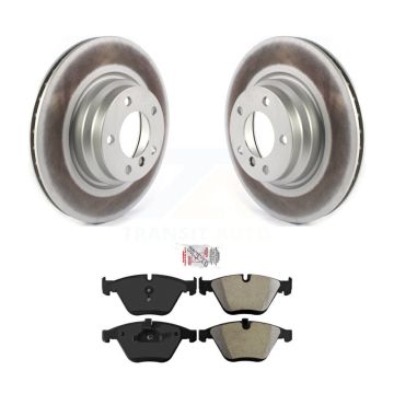 Front Coated Brake Rotor Semi-Metallic Pad Kit For BMW X1 With 330mm Diameter KGA-100145