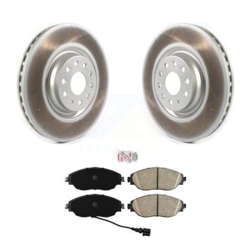 Front Coat Brake Rotors Ceramic Pad Kit For Volkswagen Jetta Golf R GTI Arteon Audi S3 A3 KGA-100149