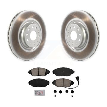 Front Coated Brake Rotor & Ceramic Pad Kit For Volkswagen Jetta Arteon Audi S3 A3 Quattro KGA-100150