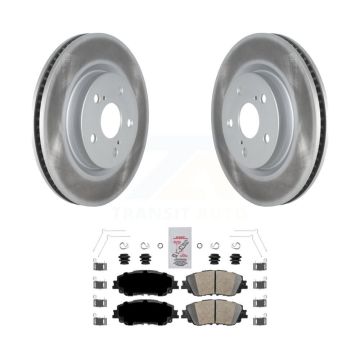 Front Coated Brake Rotor & Ceramic Pad Kit For Toyota RAV4 Camry Corolla Cross Lexus C-HR KGA-100160