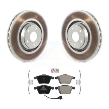 Front Coated Disc Brake Rotors And Semi-Metallic Pads Kit For Audi TT Quattro TTS KGA-100231