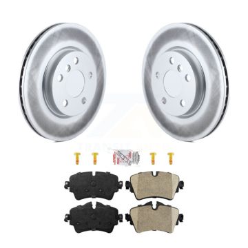 Front Coated Disc Brake Rotors And Ceramic Pads Kit For Mini Cooper Clubman KGA-100249