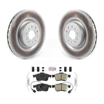Front Coated Disc Brake Rotors And Ceramic Pads Kit For 2015-2021 Ram ProMaster City KGA-100268