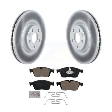 Front Coated Disc Brake Rotors And Ceramic Pads Kit For Volvo XC60 KGA-100305