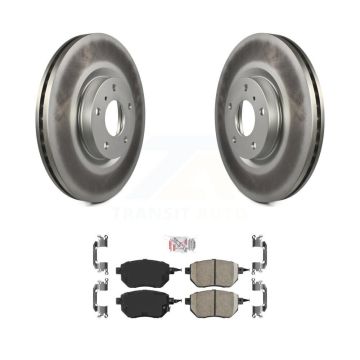 Front Coated Disc Brake Rotors And Ceramic Pads Kit For Nissan Murano Altima Maxima KGA-100312
