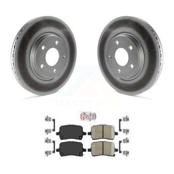 Front Coat Brake Rotor Ceramic Pad Kit For Chevrolet Cobalt Saturn Ion Malibu Pontiac HHR KGA-100322