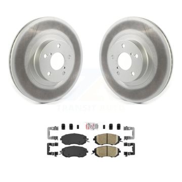 Front Coated Brake Rotor Ceramic Pad Kit For Subaru Forester Impreza XV Crosstrek Outback KGA-100337