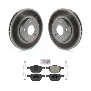 Front Coated Disc Brake Rotors And Semi-Metallic Pads Kit For Ford Focus C-Max KGA-100351