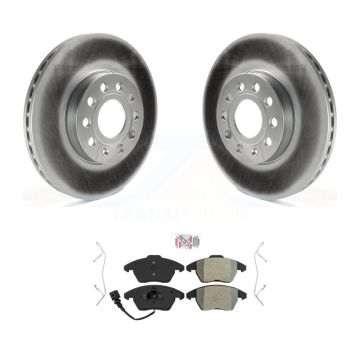 Front Coat Brake Rotor Semi-Metallic Pad Kit For Volkswagen Jetta Golf Beetle Rabbit Audi KGA-100395