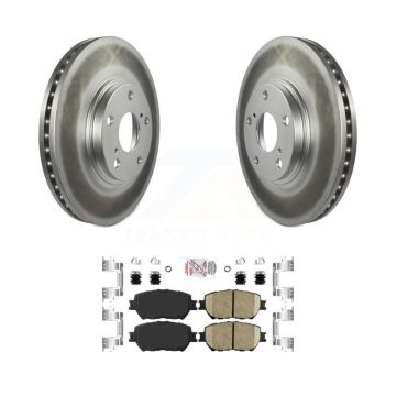 Front Coated Disc Brake Rotors And Ceramic Pads Kit For Toyota Camry KGA-100419