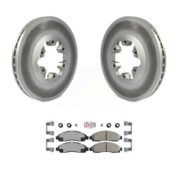 Front Coat Disc Brake Rotor Ceramic Pad Kit For Chevrolet Colorado GMC Canyon Isuzu i-280 KGA-100674