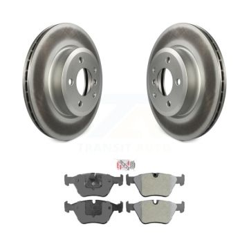 Front Coated Disc Brake Rotors And Semi-Metallic Pads Kit For 2004-2010 BMW X3 KGA-100713