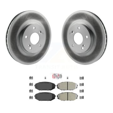 Front Coated Disc Brake Rotors And Semi-Metallic Pads Kit For Honda Odyssey Acura MDX KGA-100720