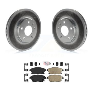 Front Coat Disc Brake Rotor Ceramic Pad Kit For Chevrolet Cruze Buick Verano Orlando Volt KGA-100751