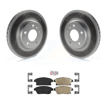 Front Coat Disc Brake Rotor Ceramic Pad Kit For Chevrolet Cruze Buick Verano Orlando Volt KGA-100752