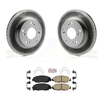 Front Coated Disc Brake Rotors And Ceramic Pads Kit For Honda Civic KGA-100770