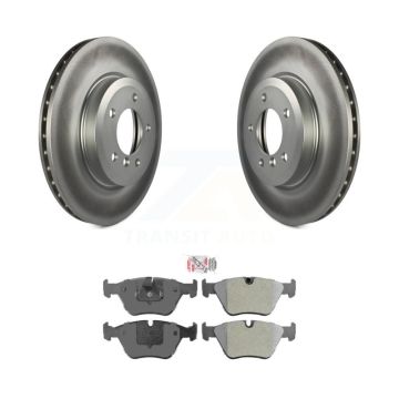 Front Coated Disc Brake Rotors And Semi-Metallic Pads Kit For BMW 330Ci Z4 330i 330xi KGA-100818