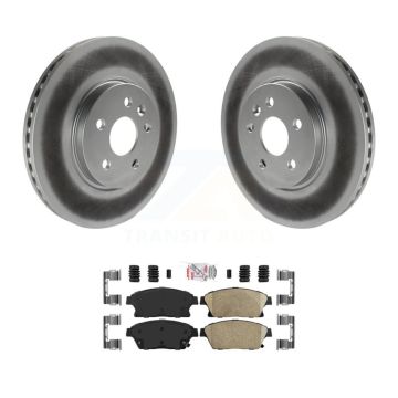 Front Coated Disc Brake Rotor & Ceramic Pad Kit For 2013-2017 Chevrolet Trax Buick Encore KGA-100857